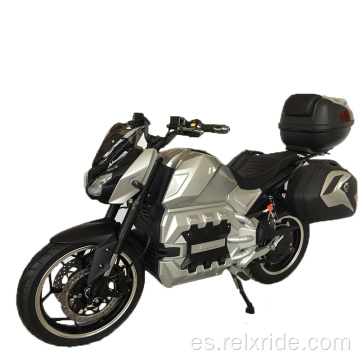 motocicleta desnuda de motor eléctrico de carreras de larga distancia
